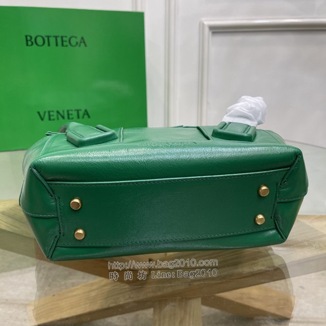 Bottega veneta高端女包 96009s小號 寶緹嘉新款Arco33油蠟皮手提包 BV經典款小牛皮arco女包  gxz1326